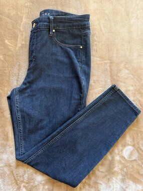 White House Black Market Jeans Womens 8P High Rise Skinny Ankle Dark Wash WHBM